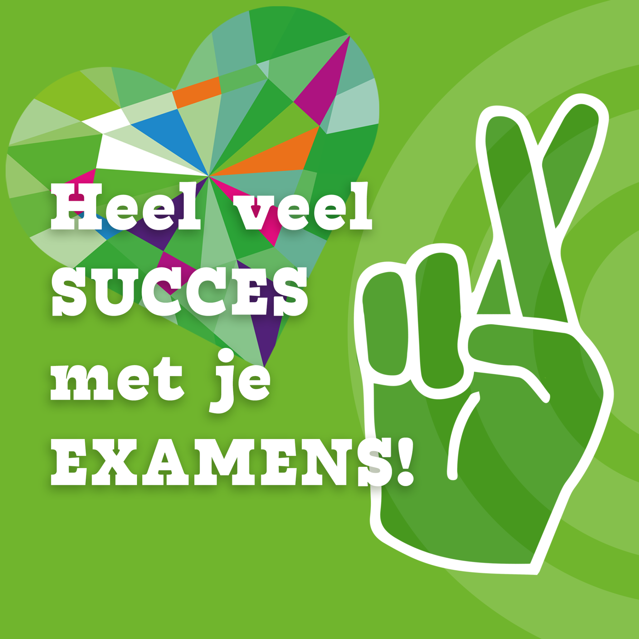 Succes met de examens!