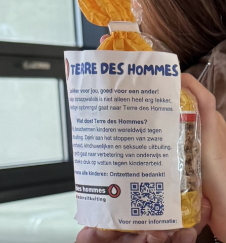 Leerlingen zetten zich in voor Terre des Hommes