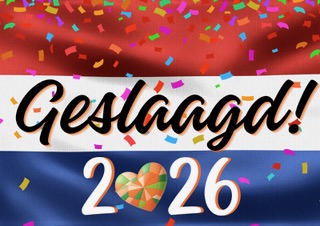 GESLAAGD!!